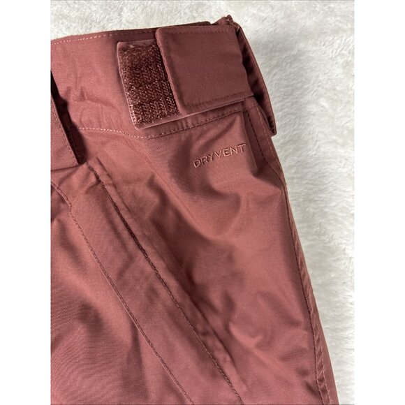 The North Face Men's Insulated DryVent Ski/Snow Pants Reddish Brown XL Winter - Picture 3 of 12